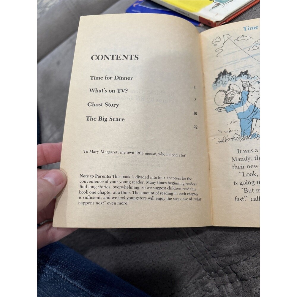 The Mouse Twins and the Scary Night by Shirley Granaham Weekly Reader Books 1982 - Picture 5 of 6